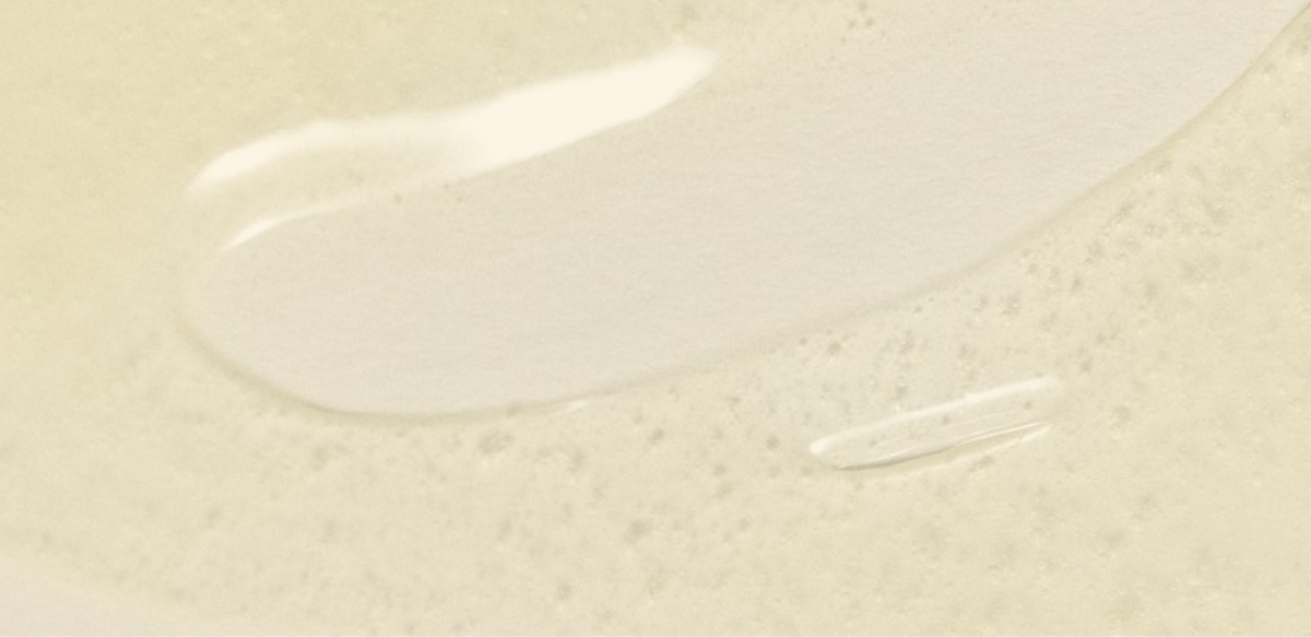 Close-up of smooth cream texture
